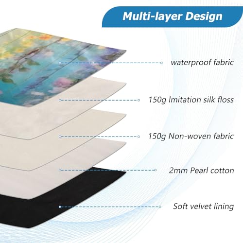 Funda para portátil 13-14 pulgadas con diseño Wisteria miniatura 4