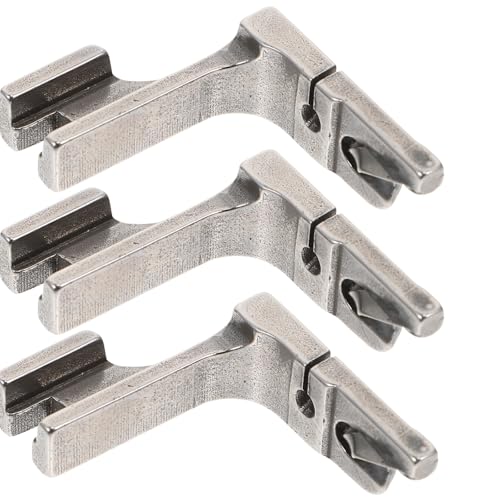 Set de 3 pies prensatelas para máquina de coser acero inoxidable