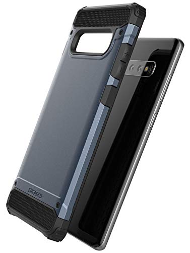 Encased Heavy Duty Galaxy S10 Plus Case (2019 Scorpio Series) Military Grade Rugged Phone Protection Cover (For Samsung Galaxy S10+) Slate Blue #TOP1