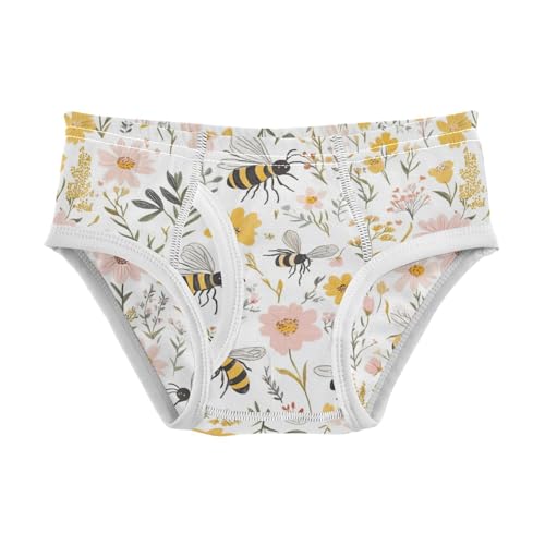 Wusikd Bees Flowers Boys' Underwear Cotton Daisy Boys Briefs Soft Toddler Underwear 2T - Main Image