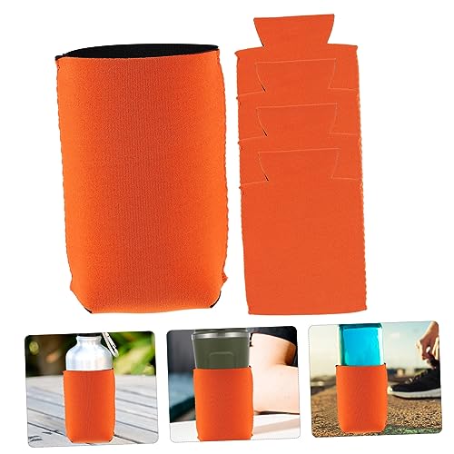 Refroidisseur de boisson manchon de canette de bière isolé orange
