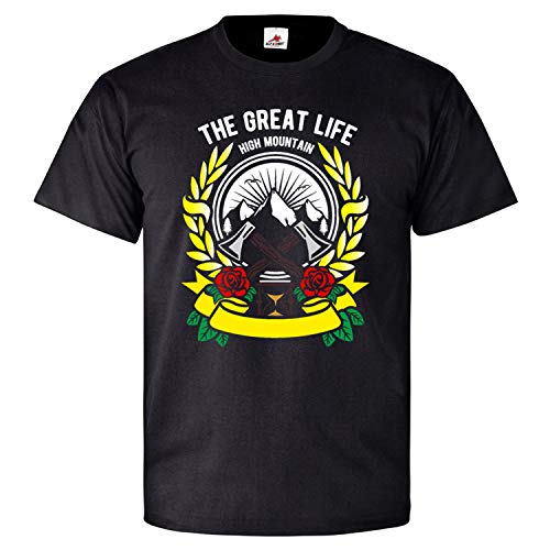 T-shirt en bois de chauffage The Great Life noir 4XL pour homme