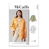 McCall's M8560U5 Misses' Loose Fitting Quilted Jacket Sewing Pattern Packet, Design Code M8560, Sizes 16-18-20-22-24