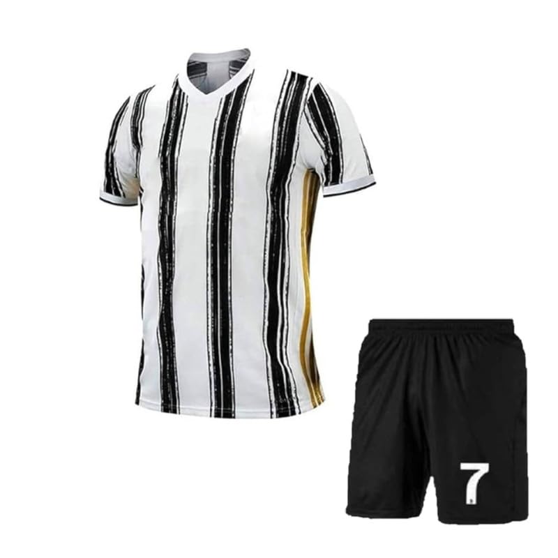 Image of Ronaldo 7 Jersey with Shorts for (Kids,Boys & Men)