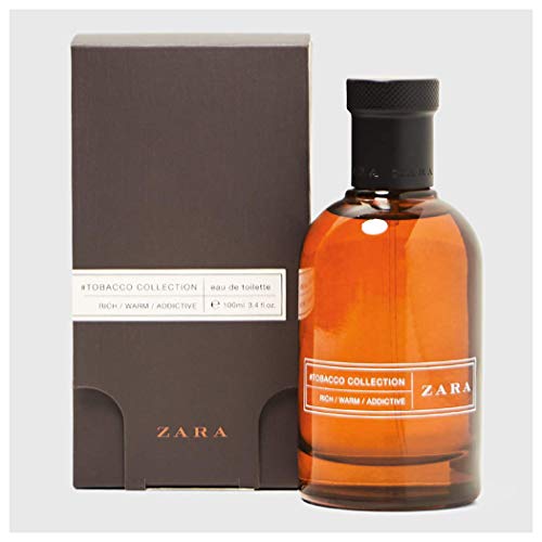 Zara Men’s #Tobacco Collection Rich/Warm/Addictive Eau De Toilette 3.4 Fl.oz. #TOP3