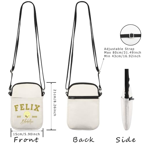 WCGXKO Korean Pop Gift Korean Group Merch Boys Group Est 1999 Dwaekki Crossbody Bag for Pop Music Lover2