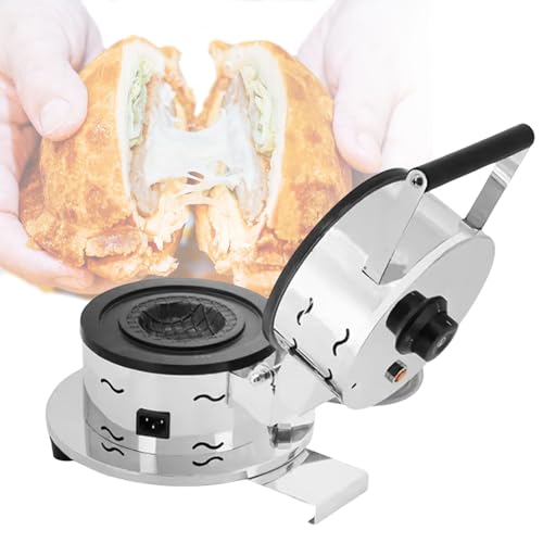 Machine à hamburgers électrique 1000W en acier inoxydable avec moule rond - 2