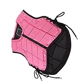  VGEBY Gilet D\'équitation pour Enfants, rembourré en Mousse, équipement de Protection pour L\'équitation, Protection du Corps, Rose (CS)