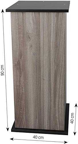 Miniatura 2 de Sera 32404 Armario Bajo 90 Cm Con Puerta Gris Roble Para Scaper Cube, 40 X 40 X 90 Cm 1 Unidad