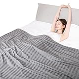 Elegear Kühldecke Sommerdecke - Japanische Arc-Chill 3.0 Kühlfasern Q-Max0,5 doppelseitige Selbstkühlende Decke für Besseren Schlaf Antiallergie und Atmungsaktive Weiche Wohndecke 150 x 200 cm