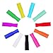 44Pcs Reusable Straw Tips, Silicone Straws Tip, Multi-color Food Grade Straw Tips Covers Only Fit for 1/4 Inch Wide(6MM Out diameter) Stainless Steel Straws by Accmor
