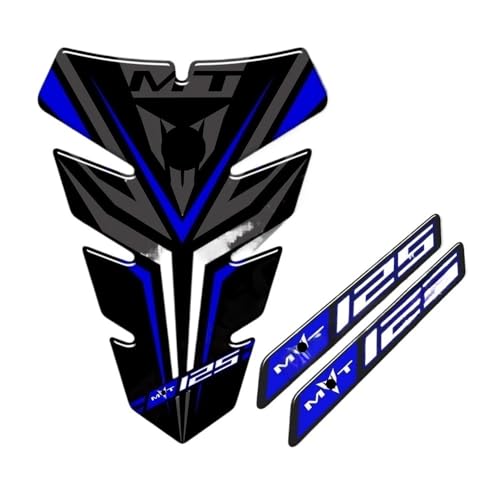 Protection réservoir Yamaha MT-125 kit autocollants carburant et huile