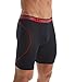Under Armour Men's Iso-Chill Mesh 9" Boxerjock, Black/Red, Large