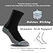 Kodal Copper Infused Ankle/Crew Socks Business Athletic Moisture Wicking Odor Free Comfortable for All Day Wear (10 Pairs)