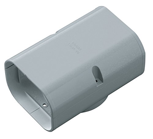 因幡電工 配管化粧カバー 分岐ジョイント 壁面取り出し用 グレー LDJA-90-G