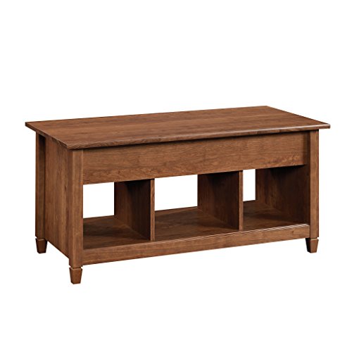 Sauder Edge Water Lift-top Coffee Table, Auburn Cherry finish