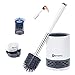 Produktbild AETKFO Silikon toilettenbürste,klobürsten Halter Bad-Toilettenbürstenset wc bürste mit weicher Borstenbürste mit Wandmontage