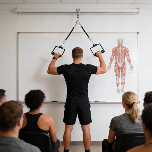 Poignée de rame pour exercice de force à la maison sur barre en T - 3