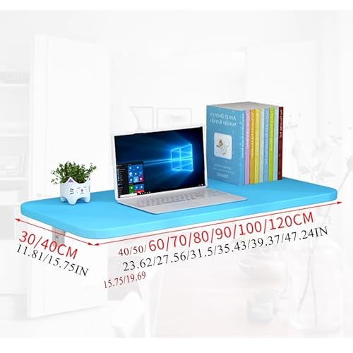 Bureau mural flottant pliable pour gagner de la place en chambre - 8