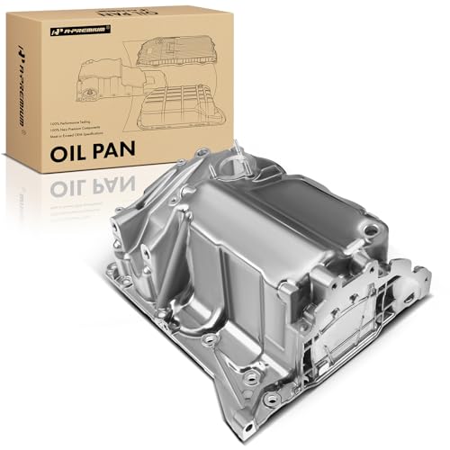 A-Premium Engine Oil Pan Sump with Drain Plug Compatible with Mini Cooper 2014-2017, Cooper Clubman 2016-2018, Cooper Countryman 2017, 1.5L Petrol