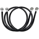 NEW OEM Production 4-Foot Long Water Supply Hose (2pk) by OEM Mania Compatible Replacement Part for...
