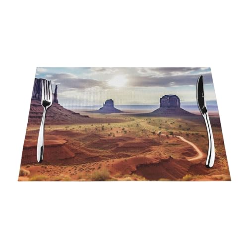 Sets de table extérieur et intérieur pour repas d'été en PVC - 3