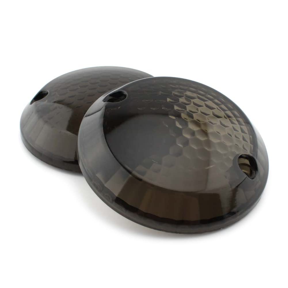 Cninba13 Turn Signal Light Lens Cover Smoke Indicator Covers Replacement Bezels 2 Pcs for Suzuki Cruisers Intruder Marauder GZ250 VX800 GSF400 GSX1100G Savage 1986-2003