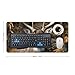 Camouflage Deer Desk Mat Non-Slip Laptop Writing Pad Large Keyboard Mousepad with Rubber Base 23.6