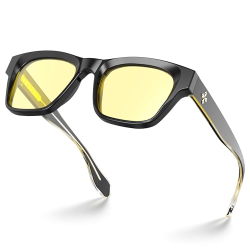 Image of VISOONE Gamer Glasses Professional Blue Light Filter with Anti-Fatigue and Anti-Glare Stylish for Men and Women BONA