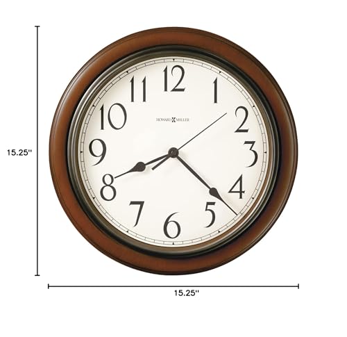 Genesee Medium Cherry Round Clock