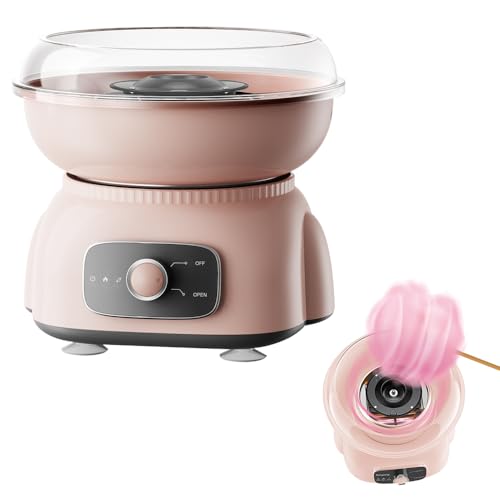 Zuckerwattemaschine für Zuhause, 500W Zuckerwattemaschine für Kinder, Zuckerwatte Maschine Set mit Messlöffel und 10 Holzstäbchen, Zuckerwatte Maker für Kindergeburtstag, Rosa Cotton Candy Machine Zuckerwattemaschine für Zuhause, 500W Zuckerwattemaschine für Kinder, Zuckerwatte Maschine Set mit Messlöffel und 10 Holzstäbchen, Zuckerwatte Maker für Kindergeburtstag, Rosa Cotton Candy Machine