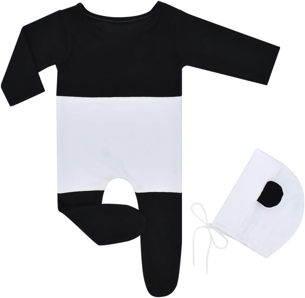 Newborn Baby Photography Props Outfits Cute Bear Hat Romper Set Infant Baby Boy Girl Photoshoot Props Costume - Image 5