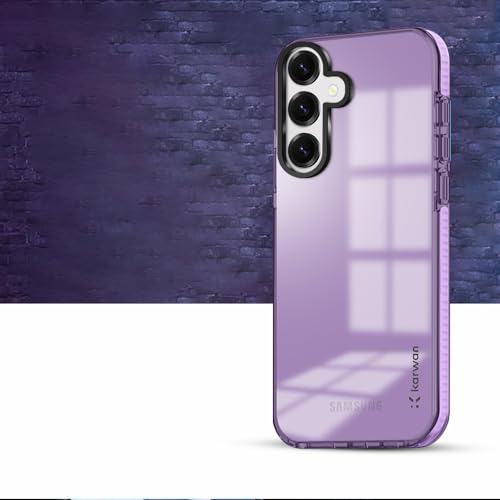 Image of KARWAN Back Cover|Samsung Galaxy S25 Back Cover |Polycarbonate Material| Full Camera Protection |Perfectly Fit| Case for Samsung Galaxy S25 - Purple