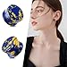 Stuppendux 2PCS Stone Flared Ear Tunnels Expander Plugs Stretcher Kit Gauge Stylish Body Piercing Plugs for Fashionable Individuals 5/8