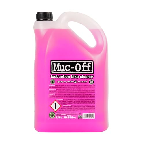 Muc-Off Nano-Tech Bike Cleaner, 5 Liter - Fast-Action, Biodegradable Bicycle Cleaning Fluid - Safe...