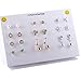 Fsimlimg 12 Pairs Dainty Stud Earring Set for Women Girls Multiple Hypoallergenic Cute Earrings Packs