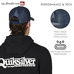 Quiksilver Men's Premium Cotton Adjustable Snap Back Logo Baseball Cap - Image 5