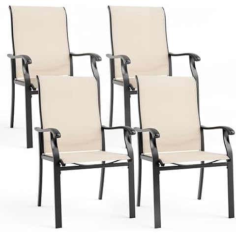 Pamapic Ergonomic Outdoor Chairs Set Cover