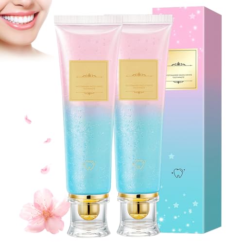 Image of 2Pcs Acssart Radiant Whitening Toothpaste,Niacinamide Whitening Toothpaste,Easilyous Bright Whiteing toothpastes,Nicotinamide Dazzling White,Removal Tooth Stains,Fresh Breath