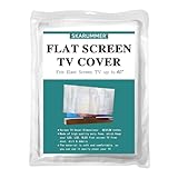 SKARUMMER Foam Flat Screen TV Cover Fits Up to 40''W x 28''H, Flat Screen TV Protection During House Moving, Storing, or Home Renovation (1 PACK)