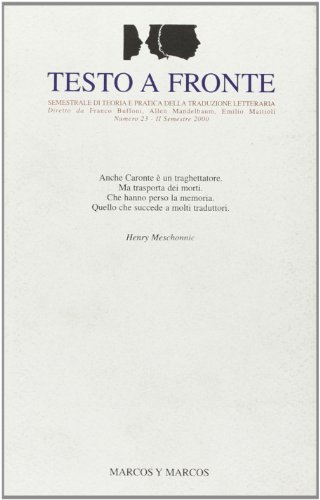 Testo A Fronte (Vol. 23)