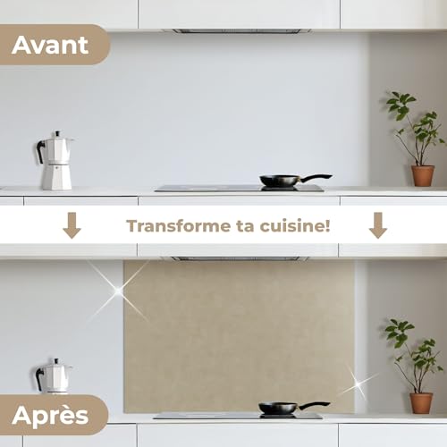 Plaque plastique rigide aspect texture nuageuse naturelle KitchenYeah - 4
