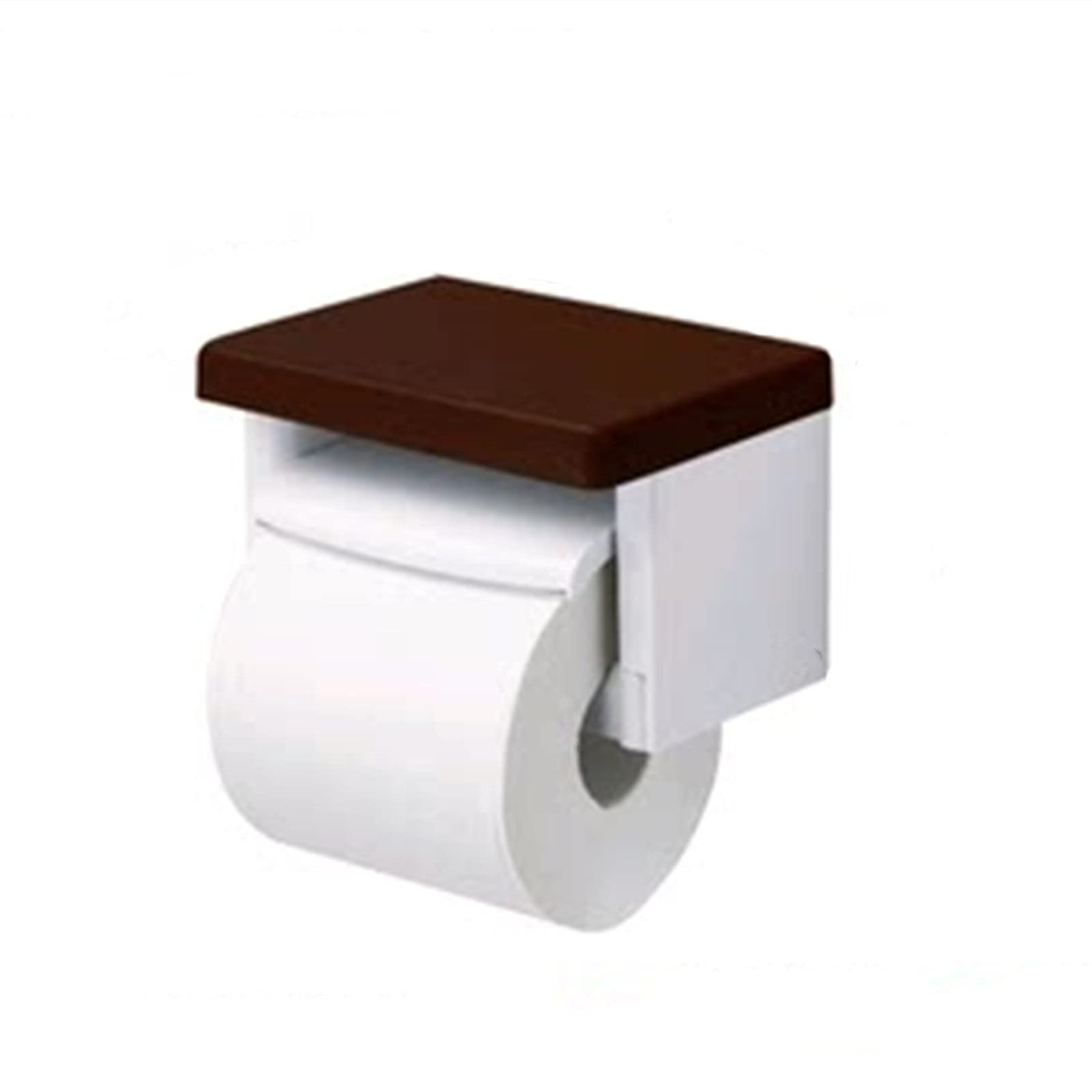 Paper Towel Holders Toilet Paper Holder Bathroom Hardware Roll for Kitchen Bathroom and Toilet(Brown)