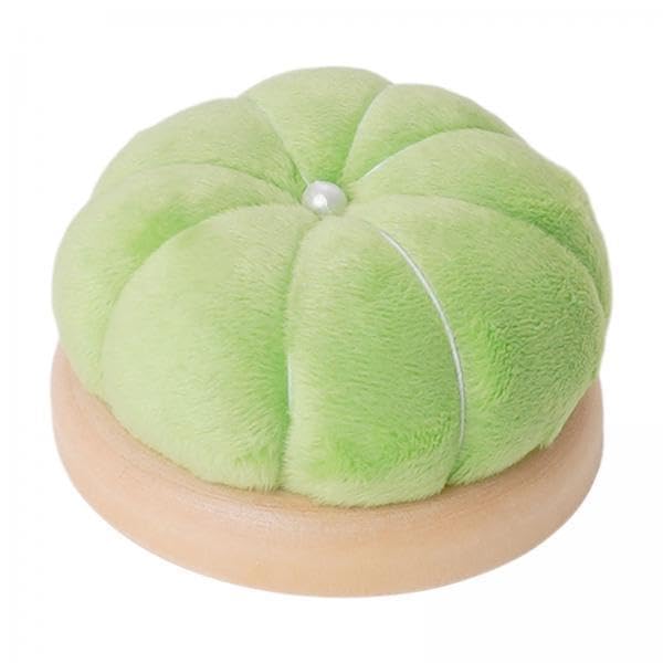 Pack de 3 alfileteros con forma de calabaza para costura y bordado artesanal en casa