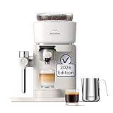 Philips Baristina Latte Espressomaschine – Kaffeemaschine mit Mahlwerk & Milchaufschäumer, 16 Bar, automatisches Mahlen, Tampen & Brühen, Espresso, Cappuccino & Latte Macchiato, BAR400/00