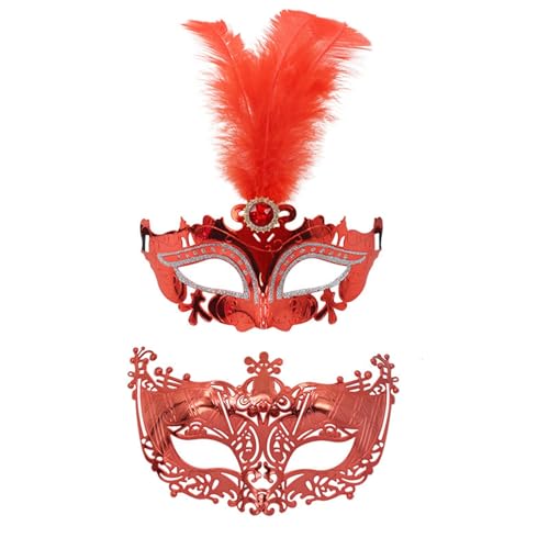 Masque en plumes glamour : placage raffiné pour bal masqué et Halloween