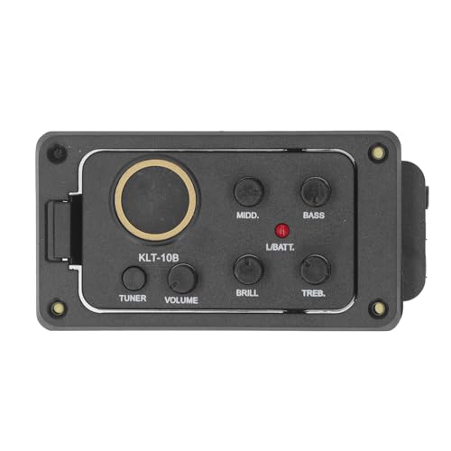 Guitare Acoustique 4 Bandes EQ ÉGALISEUR PRÉAMPLIFICATEUR Pickup Tuner PIEZO avec ÉCRAN D'AFFICHAGE LCD pour Un CONTRÔLE DE TONALITÉ AMÉLIORÉ