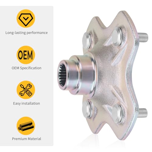Image of M MATI Rear Left Wheel Hub for Honda Rancher 420 TRX420 2x4 4X4 2014-2024 Foreman 500 TRX500 4x4 2014-2019 Foreman TRX520 520 4x4 2020-2024 42620-HR3-A20