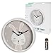 Price comparison product image Hama Kids Wall Clock (Silent, Bunny Design, Analog Quartz Clock, 25cm, No Ticking Sound, for Children's Room, with Hour, Minute and Second Hands, Battery Included)