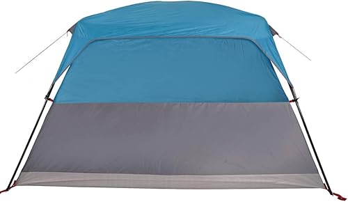 Miniatura 9 de YAFF Cabina de tienda de campaña para 4 personas azul impermeable, artículos deportivos, recreación al aire libre, camping y senderismo, tiendas de